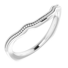 Load image into Gallery viewer, Sterling Silver Band for 6.5 mm Square Ring
