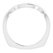 Load image into Gallery viewer, Sterling Silver Band for 7 mm Square Ring
