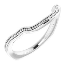 Load image into Gallery viewer, Sterling Silver Band for 9 mm Square Ring
