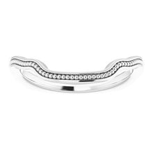 Load image into Gallery viewer, Sterling Silver Band for 9 mm Square Ring
