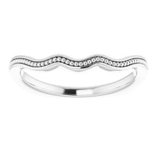 Charger l'image dans la galerie, Sterling Silver Band for 5x3 mm Marquise Ring
