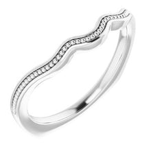 Charger l'image dans la galerie, Sterling Silver Band for 6x3 mm Marquise Ring
