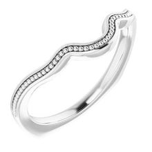 Load image into Gallery viewer, Sterling Silver Band for 9x4.5 mm Marquise Ring

