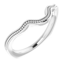 Charger l'image dans la galerie, Sterling Silver Band for 10x5 mm Marquise Ring
