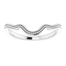 Charger l'image dans la galerie, Sterling Silver Band for 10x5 mm Marquise Ring
