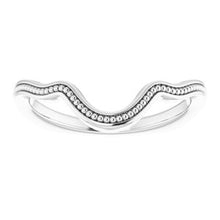 Charger l'image dans la galerie, Sterling Silver Band for 12x6 mm Marquise Ring
