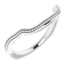 Load image into Gallery viewer, Sterling Silver Band for 10 mm Square Ring
