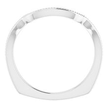 Load image into Gallery viewer, Sterling Silver Band for 10 mm Square Ring
