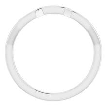 Load image into Gallery viewer, Sterling Silver Band for 6x4 mm Emerald Ring
