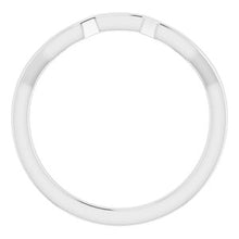 Load image into Gallery viewer, Sterling Silver Band for 16x12 mm Emerald Ring
