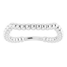 Charger l'image dans la galerie, Sterling Silver Band for 7 mm Cushion Ring
