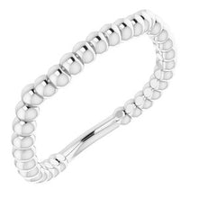 Charger l'image dans la galerie, Sterling Silver Band for 6 mm Cushion Ring

