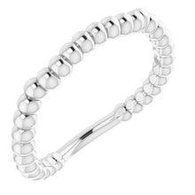 Charger l'image dans la galerie, Sterling Silver Band for 5 mm Asscher Ring
