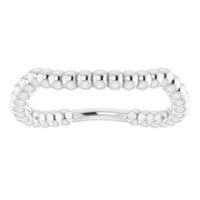 Charger l'image dans la galerie, Sterling Silver Band for 7 mm Asscher Ring
