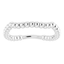 Charger l'image dans la galerie, Sterling Silver Band for 6 mm Asscher Ring
