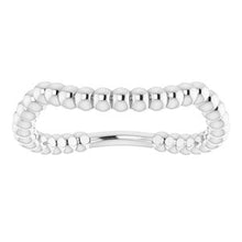 Charger l'image dans la galerie, Sterling Silver Band for 8 mm Asscher Ring
