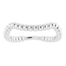 Load image into Gallery viewer, Sterling Silver Band for 9 mm Asscher Ring
