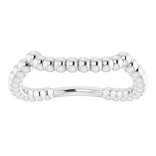 Load image into Gallery viewer, Sterling Silver Band for 7x5 mm Emerald Ring
