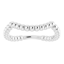 Load image into Gallery viewer, Sterling Silver Band for 9x7 mm Emerald Ring
