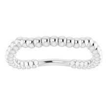 Charger l'image dans la galerie, Sterling Silver Band for 6 mm Square Ring
