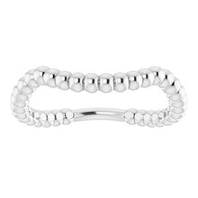 Load image into Gallery viewer, Sterling Silver Band for 9 mm Square Ring
