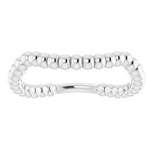Charger l'image dans la galerie, Sterling Silver Band for 8 mm Square Ring
