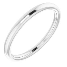 Charger l'image dans la galerie, Sterling Silver Band for 7.4 mm Round Ring
