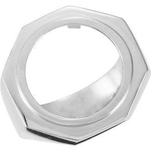 Load image into Gallery viewer, Platinum Ring Mounting for 17.8 mm Coin

