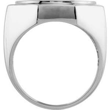 Load image into Gallery viewer, Platinum Ring Mounting for 17.8 mm Coin
