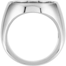 Load image into Gallery viewer, Platinum Ring Mounting for 18 mm Coin
