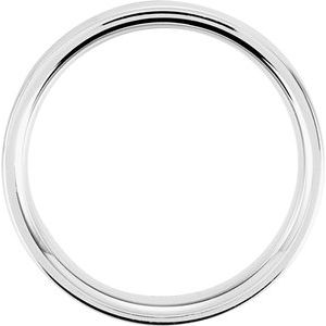 Concave Band with Satin Finish