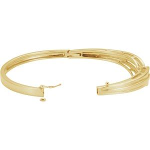 Hinged Bangle Bracelet