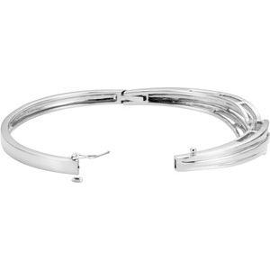 Hinged Bangle Bracelet