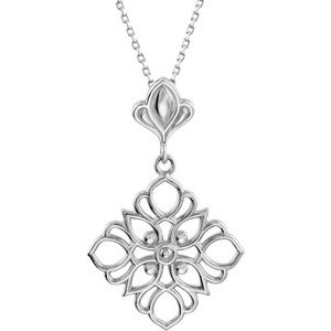 Sterling Silver Decorative 18