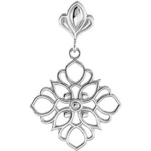 Sterling Silver Decorative Pendant