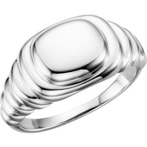Continuum Sterling Silver Freeform Ring