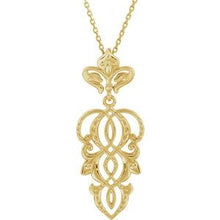 Load image into Gallery viewer, Fleur-de-lis Necklace or Pendant
