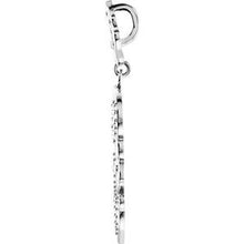 Load image into Gallery viewer, Sterling Silver Fleur-de-lis Pendant
