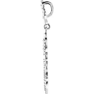 Sterling Silver Fleur-de-lis Pendant