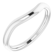 Load image into Gallery viewer, Sterling Silver Band for 7 mm Asscher Ring

