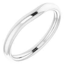 Load image into Gallery viewer, Sterling Silver Band for 4 mm Square Ring
