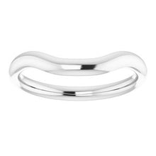 Load image into Gallery viewer, Sterling Silver Band for 9 mm Asscher Ring
