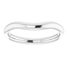 Load image into Gallery viewer, Sterling Silver Band for 6 mm Asscher Ring
