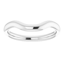 Load image into Gallery viewer, Sterling Silver Band for 8x6 mm Emerald Ring
