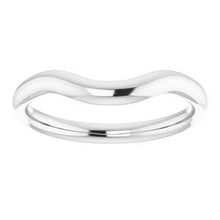 Load image into Gallery viewer, Sterling Silver Band for 7x5 mm Emerald Ring

