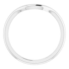Load image into Gallery viewer, Sterling Silver Band for 10 x 10 mm Cushion Ring
