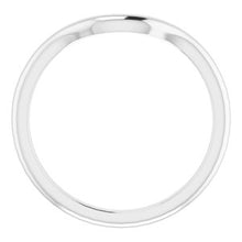 Charger l'image dans la galerie, Sterling Silver Band for 9 x 9 mm Cushion Ring
