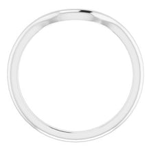 Charger l'image dans la galerie, Sterling Silver Band for 7 x 7 mm Square Ring
