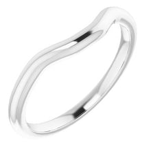 Charger l'image dans la galerie, Sterling Silver Band for 7 x 7 mm Square Ring
