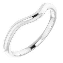 Charger l'image dans la galerie, Sterling Silver Band for 8.8 mm Round Ring
